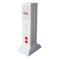 Mini Columna de Gestión de Cables / Sistema Modular / -40°C a +85°C / PVC y ABS de Alto Impacto / 2.89 lb / NOM-001-SEDE-2005 | SIERRA STORE