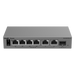 Switch Gigabit Smart Cloud / 7 Puertos / 4 PoE+ 40 W / 1 SFP Uplink / Capa 2 / Protección 6 kV / Fanless | SIERRA STORE
