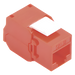 LINKEDPRO BY EPCOM LP-KJ-516-TTRD - Módulo Jack Keystone / Cat5e / Toolless / Terminación 180° / RJ45 / Sin Blindaje / Color Rojo | SIERRA STORE
