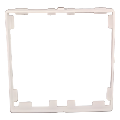 Embellecedor para marco americano / Grado IP20 / Plástico de alta resistencia / Color blanco / Diseño modular | SIERRA STORE