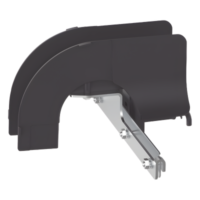 PANDUIT PWBSPJ2BL - Bajada de Cable / 2 in / Control de Radio de Curvatura / Acero con Recubrimiento en Polvo / Negro | SIERRA STORE