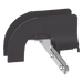 PANDUIT PWBSPJ2BL - Bajada de Cable / 2 in / Control de Radio de Curvatura / Acero con Recubrimiento en Polvo / Negro | SIERRA STORE