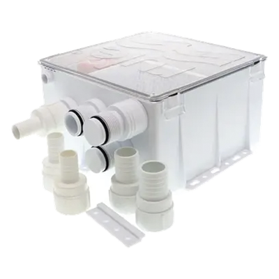 Sistema de Desagüe para Duchas / 800 GPH / 12 VDC / Interruptor de Flotación Automático / Válvula Antirretorno / Cubierta Sellada | SIERRA STORE