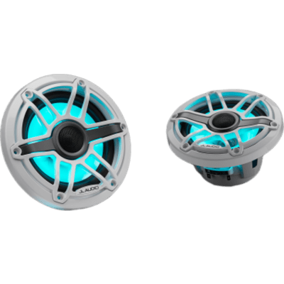 Bocinas Náuticas / 6.5" / Coaxial / 75 W RMS / LED Transflective / Rejilla Deportiva Blanca / 89.5 dB / 55 Hz-25 kHz / 4 Ω | SIERRA STORE