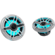 Bocinas Náuticas / 6.5" / Coaxial / 75 W RMS / LED Transflective / Rejilla Deportiva Blanca / 89.5 dB / 55 Hz-25 kHz / 4 Ω | SIERRA STORE
