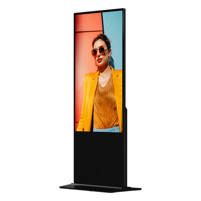 HIKVISION DS-D6055UN-D/S - Tótem Digital Signage / Pantalla 55" 4K UHD / 500 Nits / Android 13 / Wi-Fi y Bluetooth 5.4 / 4 Ruedas / | SIERRA STORE