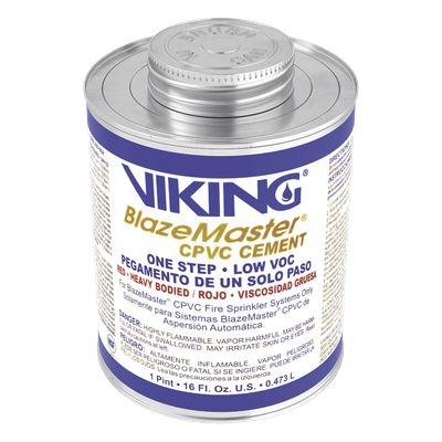Adhesivo para Tubería CPVC / Sistemas de Detección y Extinción de Incendios / 175 psi (12.1 bar) / 150 °F (65 °C) / Secado Rápido / | SIERRA STORE