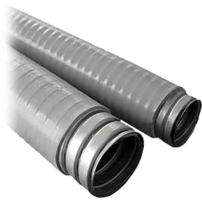 Tubo Flexible tipo Liquidtight de 1 1/4" (32 mm) / Acero + Forro PVC / Rollo de 20 Metros. | SIERRA STORE