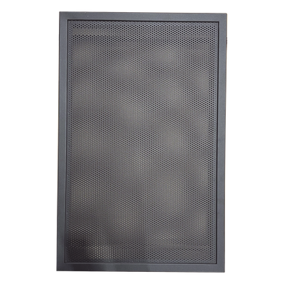 Puerta Ventilada para Gabinete / Acero Calibre 16 / 3 Niveles / Bisagra Reversible 180° / Cerradura con Llave / UL/ULC S635 | SIERRA STORE