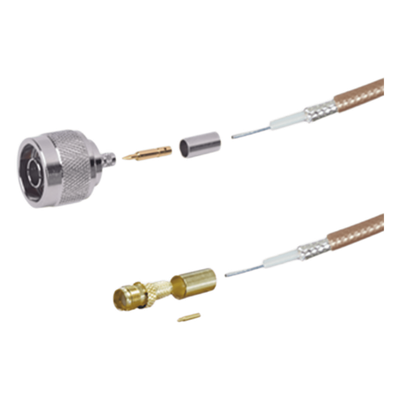 EPCOM INDUSTRIAL SN-142-SMAHI-100 - Jumper RF / 100 cm (3.28 ft) / RG-142/U / N Macho a SMA Hembra Inverso / 8 GHz | SIERRA STORE