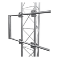 Brazo para Torre / Acero ASTM A-36 / Galvanizado Electrolítico / Tubo Ø 2" Ced 30 / Largo 1.7 m (5.6 ft) / Ajustable 30-100 cm | SIERRA STORE
