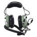 Auriculares de Aviación / Cancelación Activa de Ruido / Reducción 24 dB / Cable Espiral 1.5 m (4.9 ft) / Micrófono M-7A / | SIERRA STORE