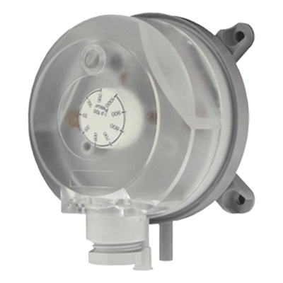 Interruptor de Presión Diferencial Ajustable / Rango 0.08 a 20 inH₂O (20 a 5000 Pa) / Contacto SPDT 1.5 A / IP54 / 1,000,000 | SIERRA STORE