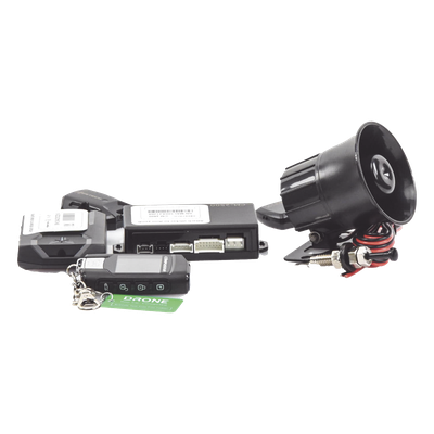 (MONITOREO en APP) Kit de Alarma Vehicular Profesional de 2 vías y control LCD con modulo CM2500 Incluye  GPS X1-MAX LTE | SIERRA STORE