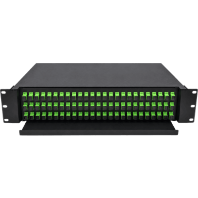 LINKEDPRO BY EPCOM LPODF72SCA - Distribuidor de Fibra Óptica (ODF) para 72 Empalmes, con 72 Acopladores SC/APC y 72 Pigtails SC/APC | SIERRA STORE