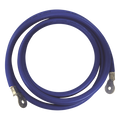 Cable Jumper para Baterías / 2.2 m (7.2 ft) / Calibre 2 AWG / Terminales de Ojo / Tornillo 6 mm / Azul | SIERRA STORE