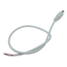 Cable de Alimentación DC / Conector Macho 5.5 x 2.1 mm / Calibre 22AWG / Longitud 30 cm / Forro Blanco / Polarizado | SIERRA STORE