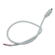 Cable de Alimentación DC / Conector Macho 5.5 x 2.1 mm / Calibre 22AWG / Longitud 30 cm / Forro Blanco / Polarizado | SIERRA STORE