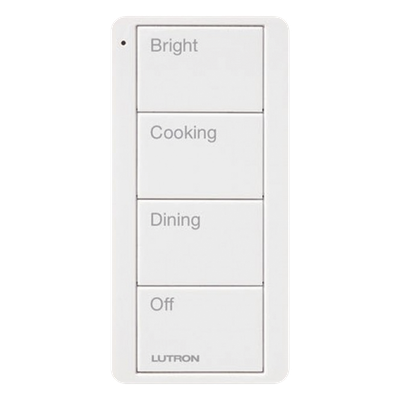Control de escenas Pico / 4 botones grabados Bright-Cooking-Dining-Off / RF 431-437 MHz / batería CR2032 de 10 años / Caseta Wireless | SIERRA STORE