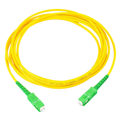 LINKEDPRO BY EPCOM LPSMJSCASCASP21 - Jumper de Fibra Óptica Monomodo SC/APC-SC/APC Simplex, color amarillo, 1 metro, 2 mm | SIERRA STORE