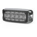 Luz LED de Advertencia / Montaje Superficial / 5 x 2" / 10 LED / Rojo/Claro / 12-24 V / Bisel Cromado | SIERRA STORE