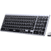 Teclado Inalámbrico Multimodo / Bluetooth + 2.4 GHz / 3 Dispositivos Simultáneos / Recorrido de Tecla 1.8 mm / Batería 500 mAh / USB-C | SIERRA STORE