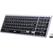 Teclado Inalámbrico Multimodo / Bluetooth + 2.4 GHz / 3 Dispositivos Simultáneos / Recorrido de Tecla 1.8 mm / Batería 500 mAh / USB-C | SIERRA STORE