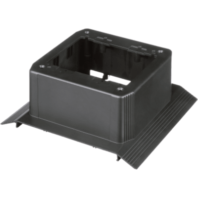 PANDUIT AFR4JB2SOS - Caja junta doble gang para canaleta sobre piso de 4 canales, Office Slate (Pieza) | SIERRA STORE