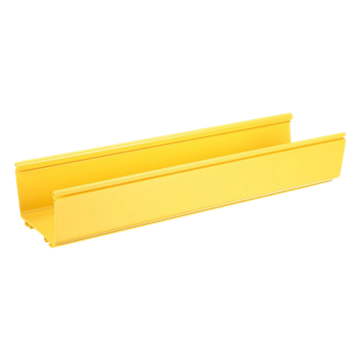 PANDUIT FR6X4YL2 - Canaleta FiberRunner™ 6X4, de PVC Rígido, Color Amarillo, 2 m de Largo | SIERRA STORE