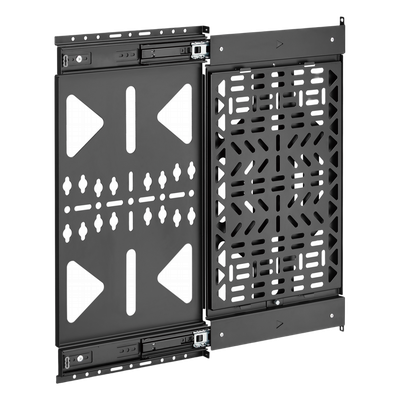 Panel de Almacenamiento AV Deslizante / Capacidad 10 kg (22 lbs) / Rango 300 mm / Acero de Alta Resistencia / Quick-Release / Montaje | SIERRA STORE