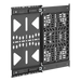 Panel de Almacenamiento AV Deslizante / Capacidad 10 kg (22 lbs) / Rango 300 mm / Acero de Alta Resistencia / Quick-Release / Montaje | SIERRA STORE