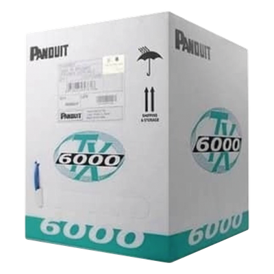 PANDUIT PUL6004WH-FE - Cable UTP / Categoría 6 Mejorado / 23 AWG / 305 m (1000 ft) / 4 Pares / LSZH / Cobre Sólido | SIERRA STORE