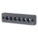 PANDUIT CEST2-A6 - Pasacables  de 6 Orificios en Línea 4.41" X 0.67" IP65,  para Cables Terminados, Color Negro | SIERRA STORE