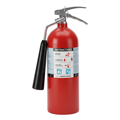 Extintor de CO₂ / Clasificación UL 2-B:C a 10-B:C / Capacidades 5 lb a 20 lb (2.27 kg a 9.07 kg) / Válvula de Cierre Integral / Bocina | SIERRA STORE
