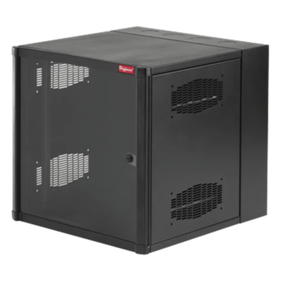 Gabinete AccessPlus de 8 UR Montaje en Pared de 19in / Doble Bisagra / Puerta con Ventana de Seguridad / 425 mm (16.7 in) x 620 mm | SIERRA STORE