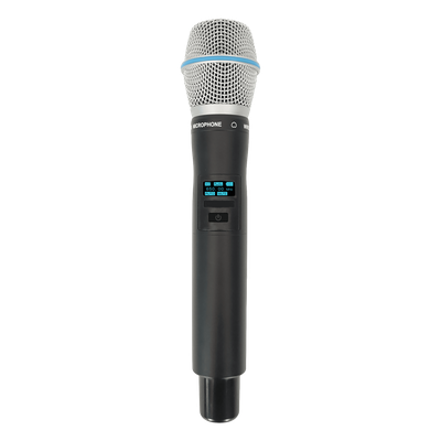 Micrófono Inalámbrico de Mano / UHF 470-830 MHz / Modulación Digital PI/4-DQPSK / Autonomía >10 Horas / Mute Automático por Caída / | SIERRA STORE