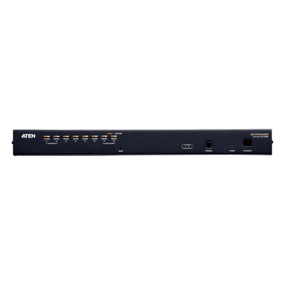 Switch KVM / 8 Puertos / Cat 5e/6 / Resolución 1920 x 1200 / Alcance 30 m (98.4 ft) / Expansión en Cascada / Rack 1U | SIERRA STORE