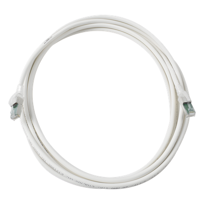 SIEMON ZM6A-S50-02 - Patch Cord Cat6A S/FTP / PCB Tuning / CM/LS0H / 15.24 m (50 ft) / Blanco | SIERRA STORE