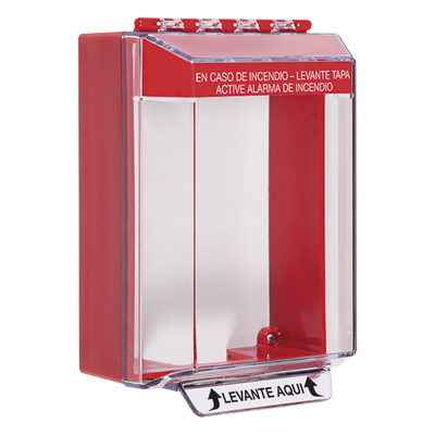 Cubierta de Montaje Superficial / Policarbonato UV / 6.17" x 4.58" x 1.83" / ADA / -40°C a 121°C / Texto Incendio Español | SIERRA STORE