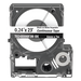 PANDUIT T024X000FJM-BK - Etiqueta de Cinta Continua / 5.82 mm Ancho / 7 m Largo (23 ft) / Poliolefina / Negro Sobre Blanco / | SIERRA STORE