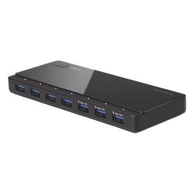 HUB USB 3.0 / 7 Puertos / Transferencia 5 Gbps / Alimentación 12V/2A / 165 x 65.5 x 17.5 mm (6.5 x 2.6 x 0.7 in) | SIERRA STORE