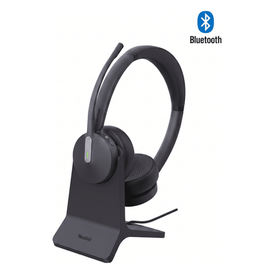Diadema Inalámbrica / Dual / Bluetooth 5.3 / 50 m (164 ft) / Cancelación de Ruido IA / Certificada Microsoft Teams / Base de Carga | SIERRA STORE