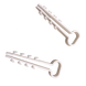 Clips Sujetadores de Plástico / 6 a 12 mm / 100 Piezas / Fijación en Pared / UTP, Coaxial y Eléctrico Ligero | SIERRA STORE