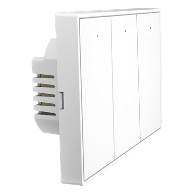 Interruptor táctil inalámbrico / ZigBee 3.0 / 3 zonas independientes / 100-250V / 0.2W standby | SIERRA STORE