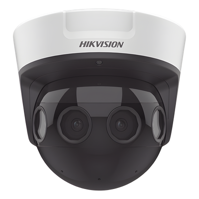 HIKVISION DS-2CD6984G0-IHS(D) - Cámara IP Panorámica / 32 Megapixel Total / 4 Lentes 8 MP / Vista 180° / IR 20 m (65.6 ft) / IP67 / | SIERRA STORE