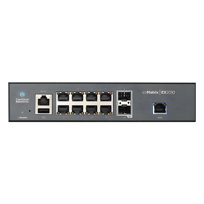 Switch Inteligente Capa 3 / 13 Puertos / 8 Ethernet Gigabit / 2 SFP / 20 Gbps / Zero-Touch Provisioning / Gestión en Nube | SIERRA STORE