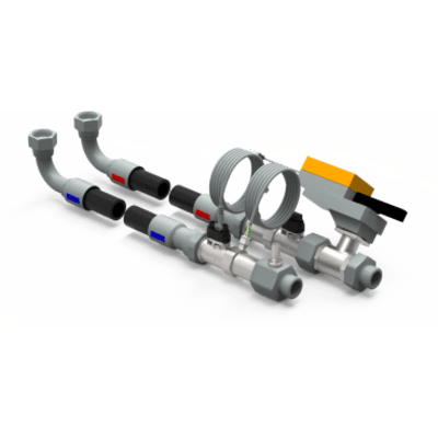 Kit de Manguera con Válvula y Sensores / RackChiller RDHX PRO / Manguera EPDM 2.4 m (7.9 ft) / Presión Máx 5 bar (72.5 psi) / Sensores | SIERRA STORE