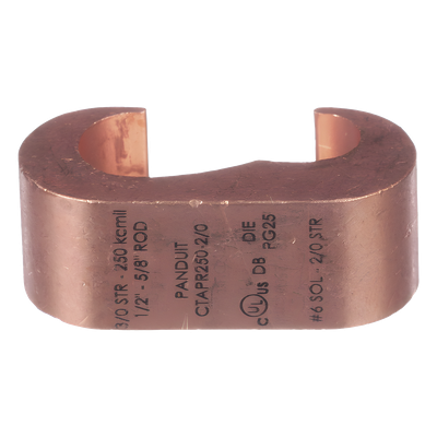 PANDUIT CTAPR250-2/0-L - Conector de Compresión para Tierra / Estilo E / 3/0 AWG a 250 Kcmil / 36 kV / 90 °C / UL 486 / Direct Burial | SIERRA STORE
