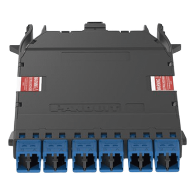 PANDUIT FHC9N-12-10U - Cassette HD Flex / 12 Fibras Monomodo OS2 / MPO a 6 LC Duplex / Polaridad Universal / 0.75 dB Pérdida de | SIERRA STORE