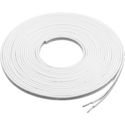 Cable de Altavoz Marino / 12 AWG / 25 pies (7.62 m) / Dos Conductores Paralelos / Cobre OFC Estañado / Cubierta PVC Blanca / | SIERRA STORE